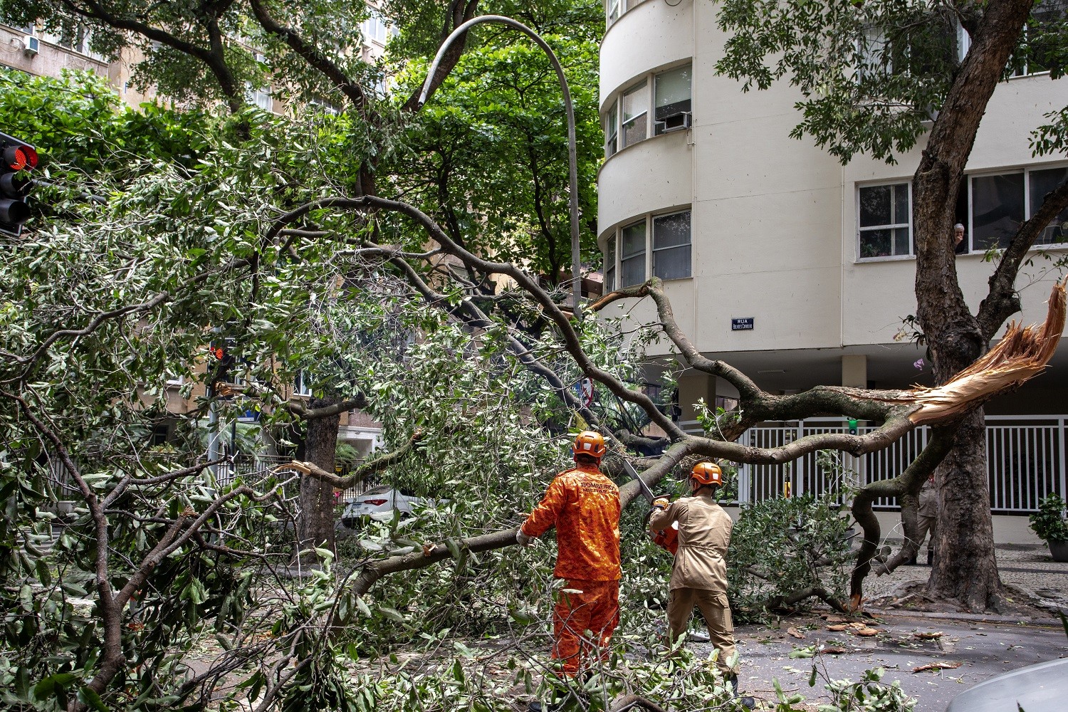 Rio is affected by extratropical cyclones — Photo: Ana Branco/Agência O Globo