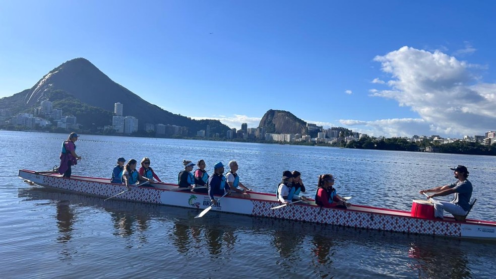 Treino na Lagoa — Foto: Divulgação