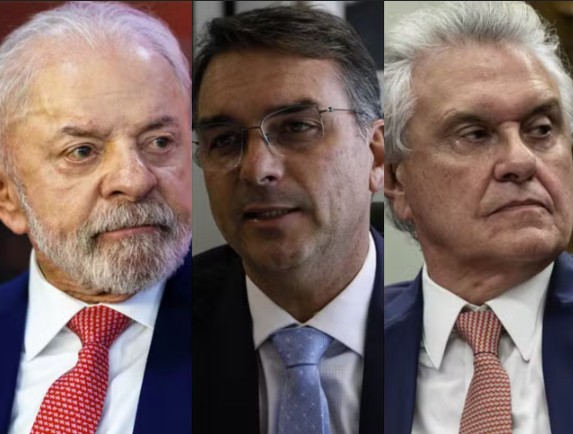 Meio Ideia: Fl&aacute;vio Bolsonaro e Lula t&ecirc;m empate t&eacute;cnico no 2&ordm; turno; Caiado marca 6,5% no 1&ordm;
