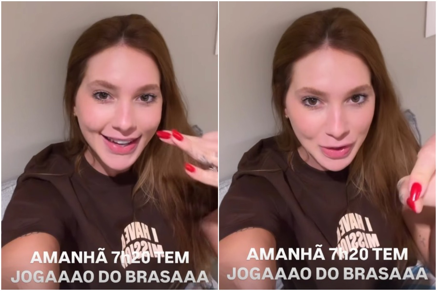 Na torcida por Vini Jr? Virginia convoca seguidores para acompanharem amistoso da seleção às 7h30: 'Acordadinha para assistir'