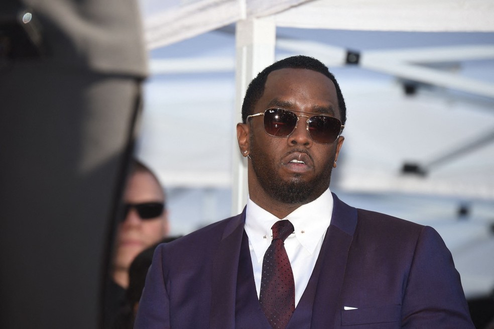 O rapper e produtor Sean "Diddy" Combs: quatro acusações de agressão sexual em três semanas — Foto: AFP