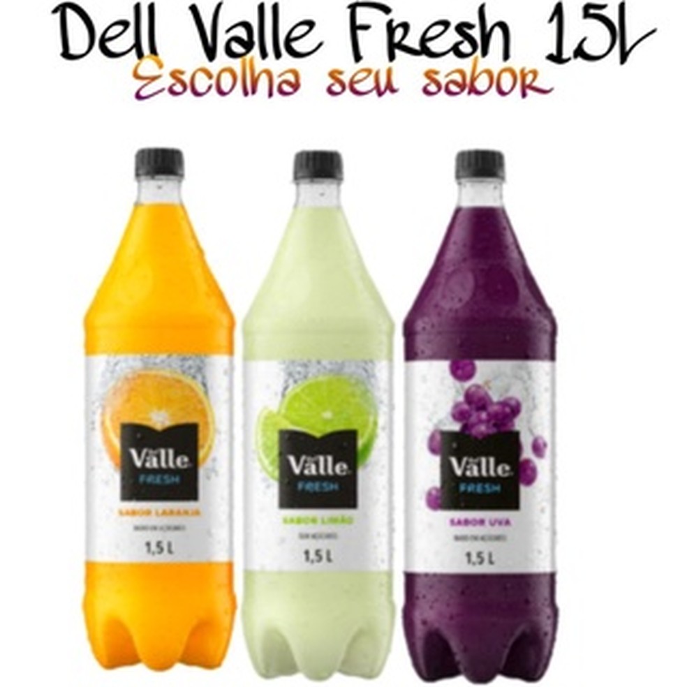 Procon-DF considera que publicidade, slogan e rotulagem de produtos Del Valle Fresh induzem a erro Reprodução — Foto:         