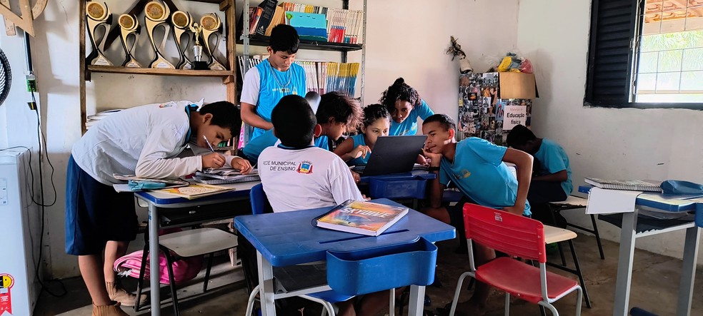 Projeto da Escola Municipal Sebastião Rolon, em Corumbá (MS) — Foto: Divulgação