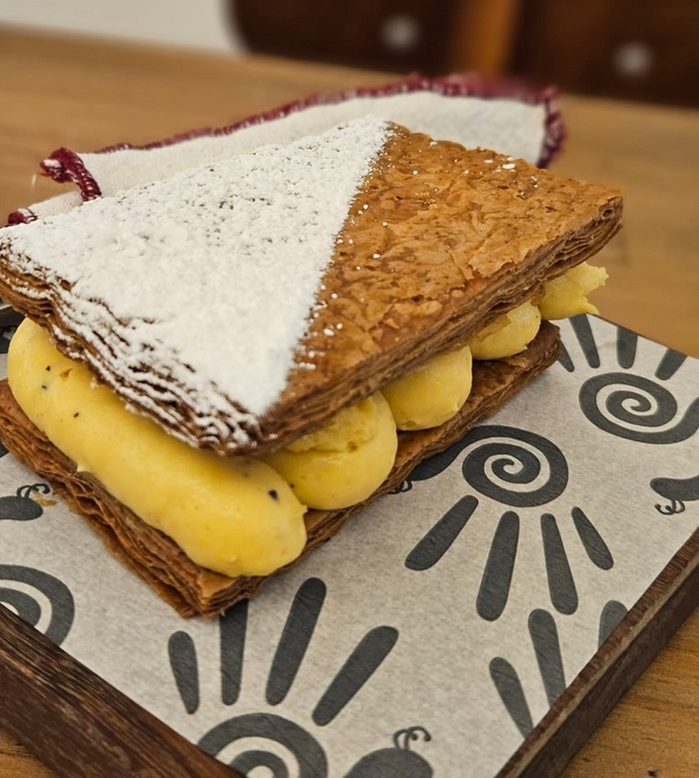 The Slow Bakery: mil-folhas — Foto: Cláudia Meneses / Agência O Globo