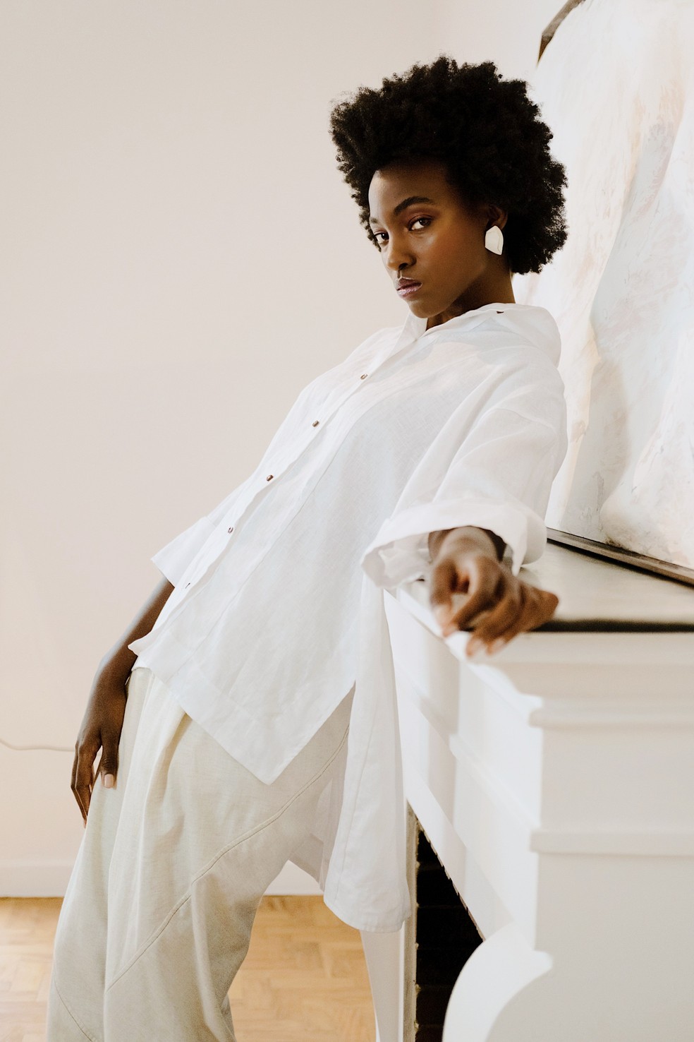 Além das passarelas: quem é Izaura Oliveira, modelo que virou destaque no 'The Voice Portugal' — Foto: Divulgação JOY Management