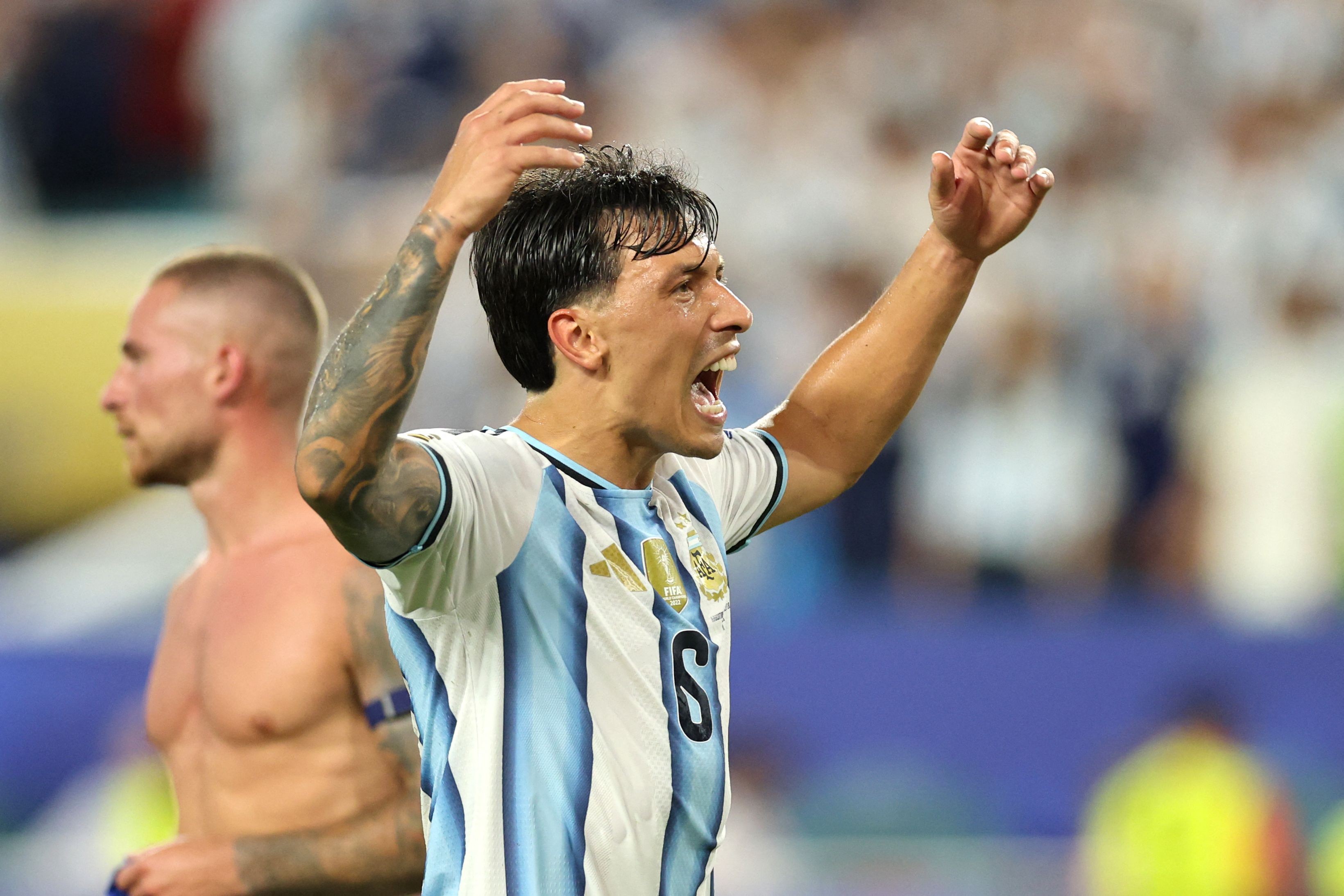 Autor de um dos gols da classificação da Argentina, Martínez destaca resiliência: 'Nunca nos damos por vencidos'