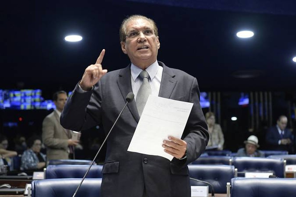 Jader Barbalho já se envolveu em escândalos de corrupção nos cargos públicos que ocupou — Foto: Reprodução