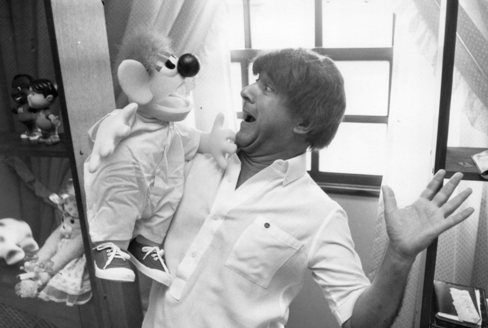 Mauro Faccio como Zacarias em setembro de 1989 — Foto: Ricardo Mello/Agência O GLOBO