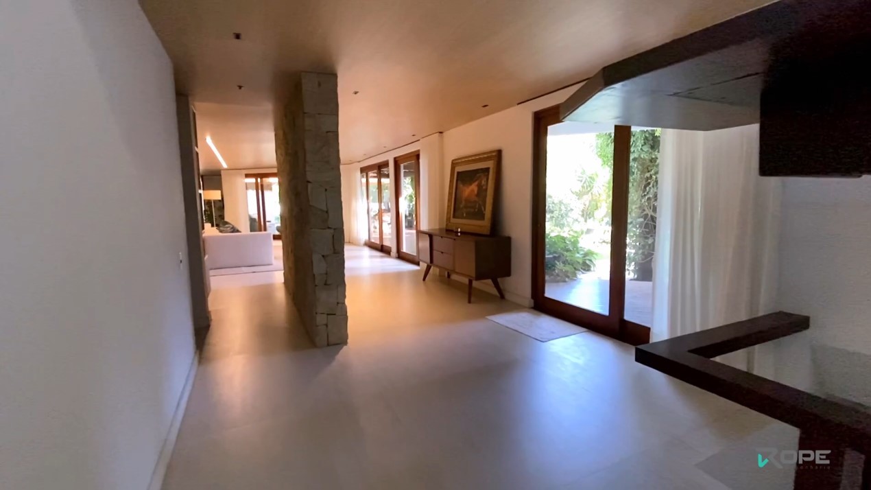 A casa de Aline Campos, no Itanhangá — Foto: Reprodução/YouTube/Rope Engenharia