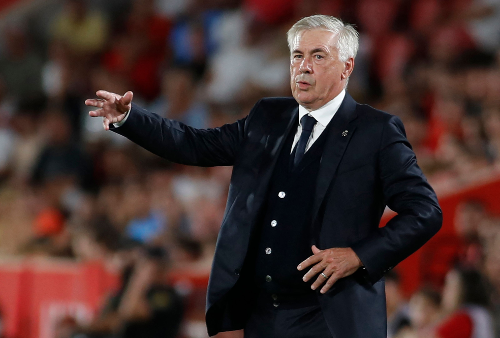 Carlo Ancelotti, técnico do Real Madrid — Foto: JAIME REINA / AFP