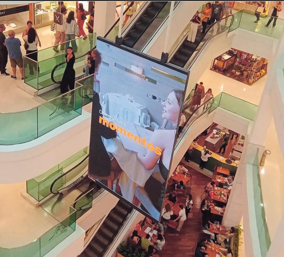 Especialmente após a pandemia, os shoppings centers deixaram de ser apenas centros de compras para se transformarem em verdadeiros “hubs” de convivência — Foto: Divulgação