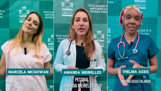 "Muitas vítimas": Médicas e ex-BBBs Thelminha, Amanda e Marcela relatam situação de hospital no RS