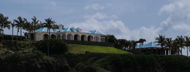 Structures on Little St. James Island, one of the private islands owned by Jeffrey Epstein, in the US Virgin Islands, on August 27, 2019 - Photo: Gabriela N. Baez/The New York Times