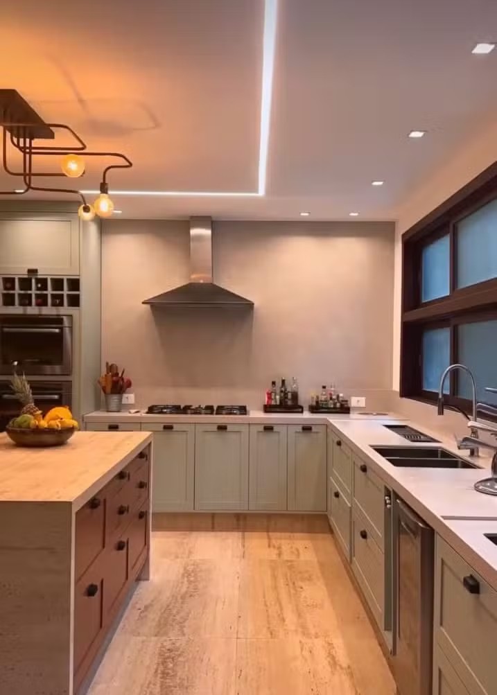 Cozinhada Mansão de Alexandre Nero - Foto: Reprodução/Instagram