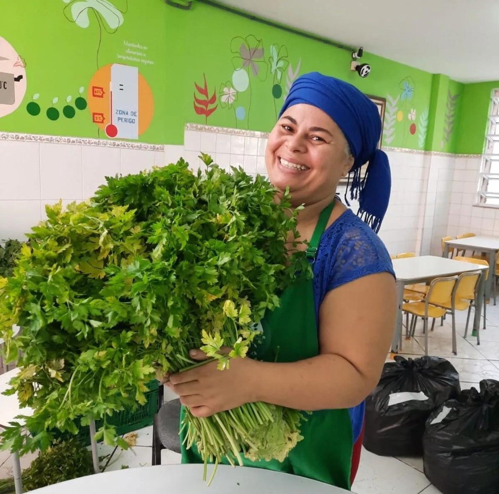 Regina Tchelly, que criou o Favela Orgânica:  nada vai para o lixo — Foto: Divulgação/Redes Sociais
