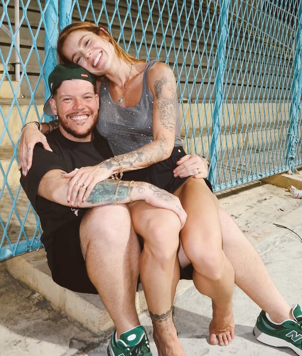 Ferrugem e Thaís Vasconcellos — Foto: Reprodução/Instagram
