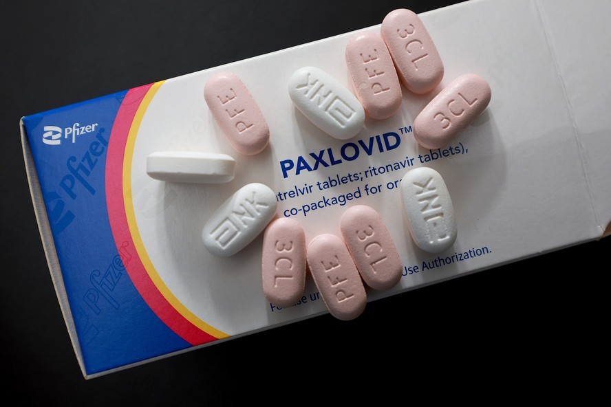 Paxlovid, antiviral da Pfizer para a Covid-19.