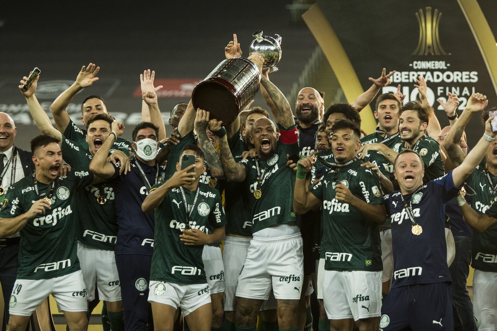 Palmeiras campeão da Libertadores 2020 — Foto: Guito Moreto
