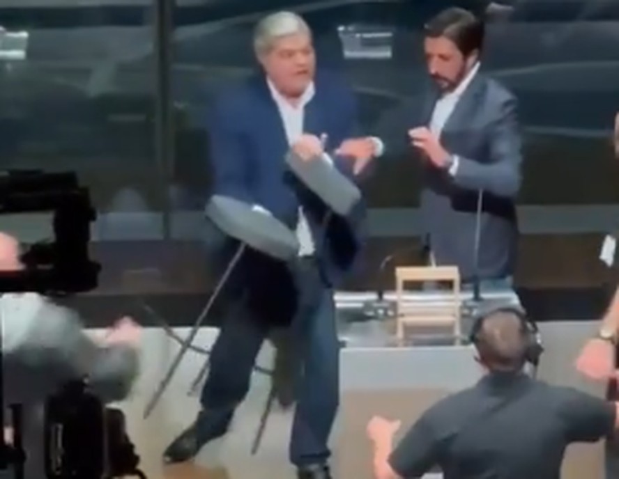 A conversa de Nunes com Datena após a cadeirada em Pablo Marçal