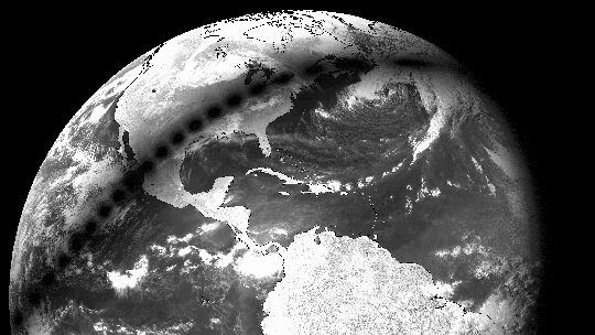 Um rastro de sombra sobre a Terra: veja imagem inédita do eclipse solar total