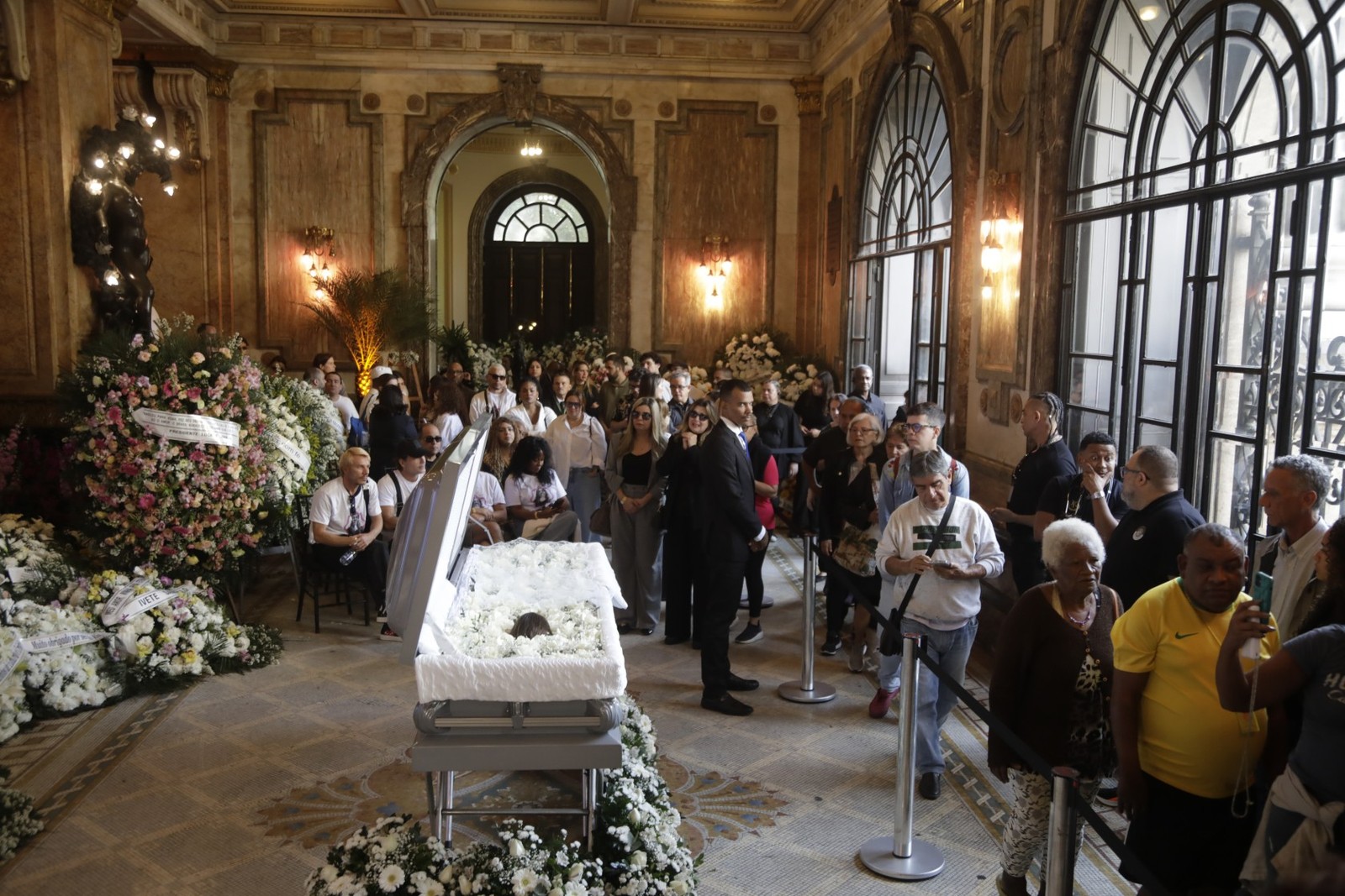 Velório Da Cantora Preta Gil no Theatro Municipal - Foto: Gabriel de Paiva /agência Globo