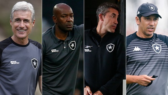 Botafogo pode se tornar o primeiro campeão com quatro técnicos no Brasileirão