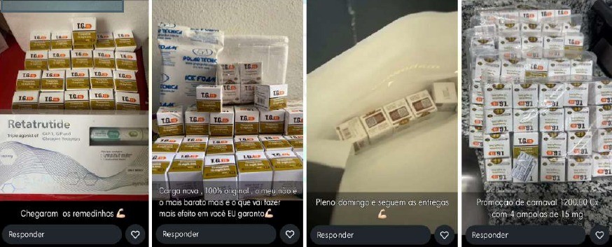 Polícia faz operação contra venda clandestina de canetas para emagrecimento em redes sociais