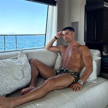 Cristiano Ronaldo (Al Nassr) ficou em segundo lugar do ranking de 'jogador mais sexy' — Foto: Reprodução/Instagram