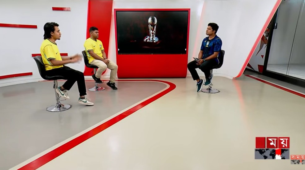 Jornalistas de Bangladesh comentam stuação de Neymar na seleção brasileira — Foto: Reprodução/Youtube