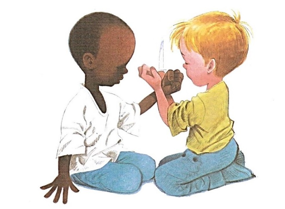 Ilustração de "O menino Marrom" — Foto: Reprodução