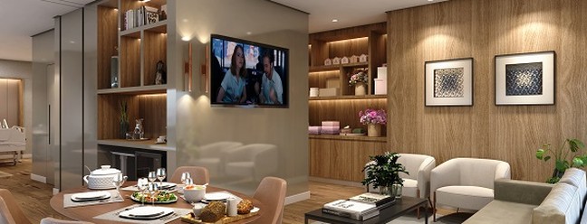 Maternidade Star disponibiliza três tipos de acomodações: apartamentos, suítes luxo e suítes presidenciais. — Foto: Divulgação