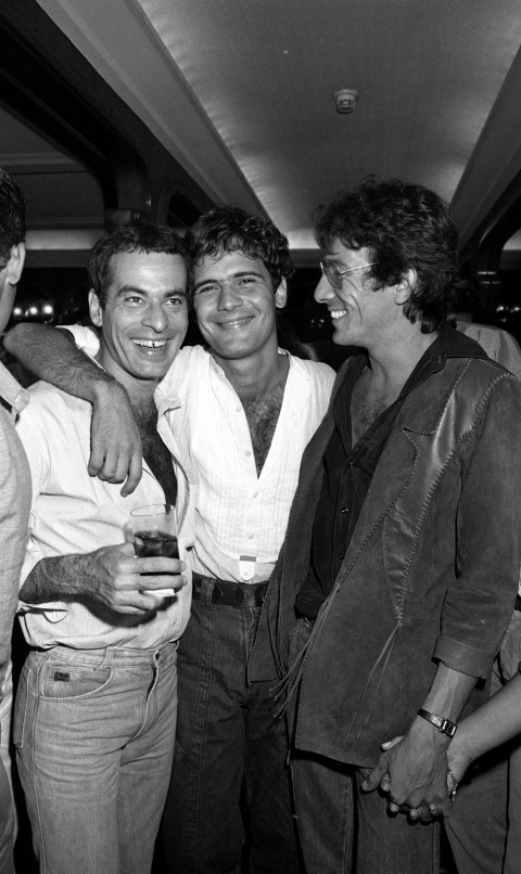 Cazuza, Ney Matogrosso e Ney de Souza Pereira — Foto: Antônio Nery