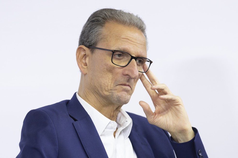 Mauricio Tolmasquim, conselheiros da Eletrobras, ex-diretor da Petrobras e ex-presidente da Empresa de Pesquisa Energética (EPE), no debate Diálogos RJ sobre transição energética — Foto: Leo Martins