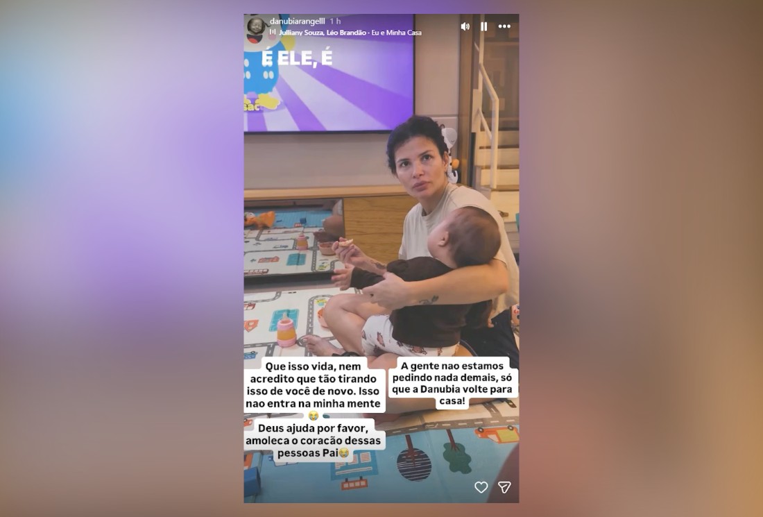 Marido de Danúbia Rangel, ex de Nem da Rocinha, publica víde
