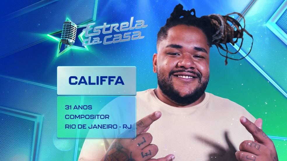 Califfa participa do 'Estrela da casa' — Foto: Divulgação