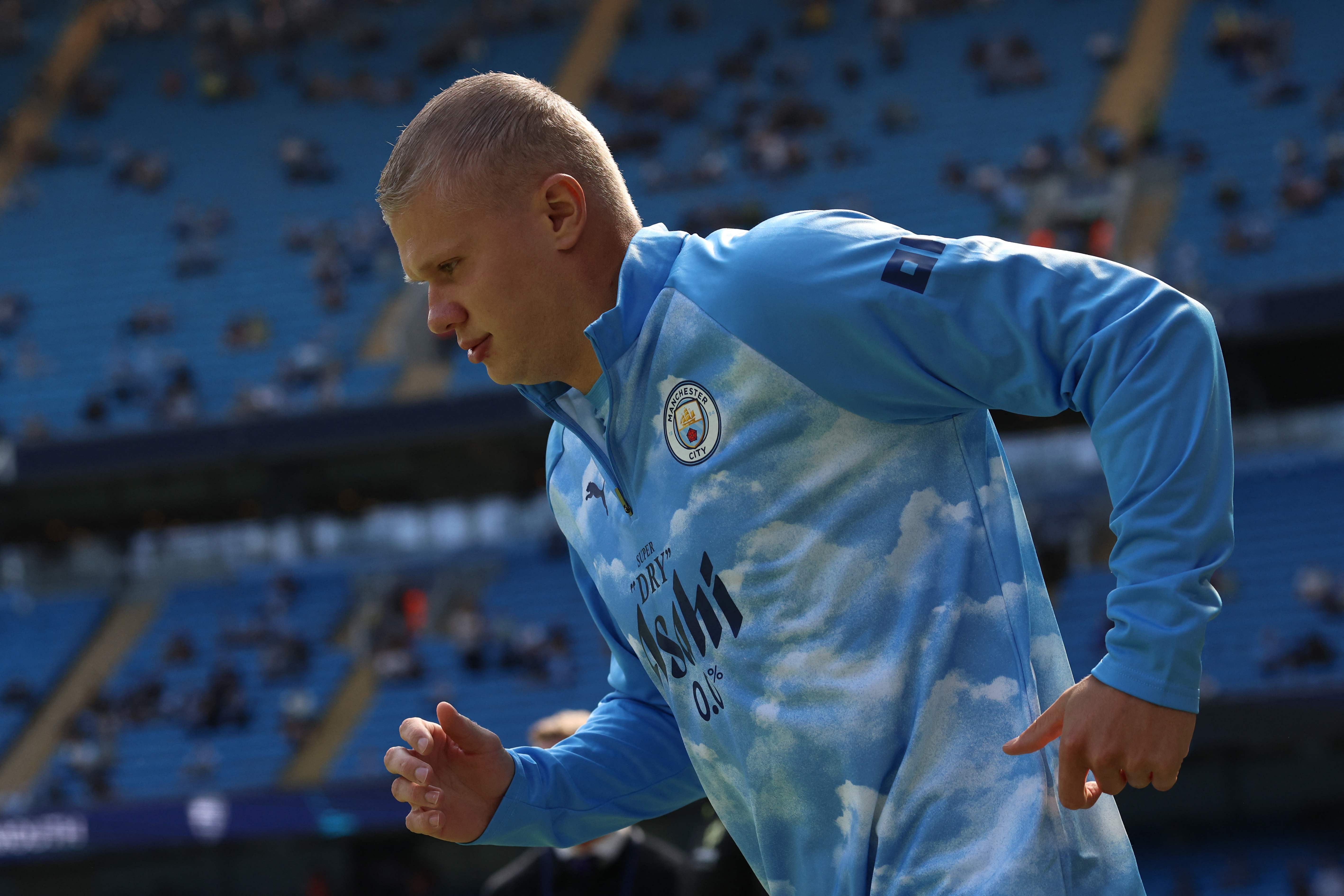Depois de lesão, Haaland será poupado pelo City em confronto da Champions League