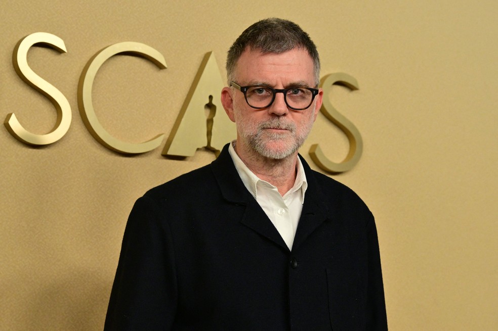 Diretor Paul Thomas Anderson concorre ao Oscar por "Uma batalha após a outra" — Foto: Frederic J. Brown / AFP
