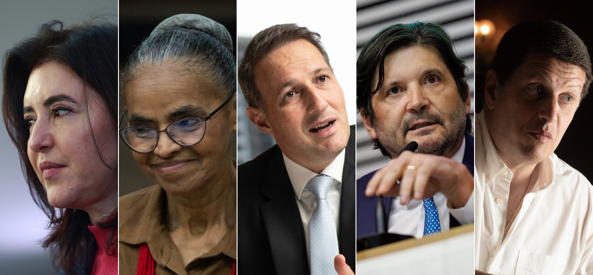 Quaest em SP: Marina Silva e Guilherme Derrite têm 14%, e Simone Tebet, 12%, na corrida ao Senado - Foto