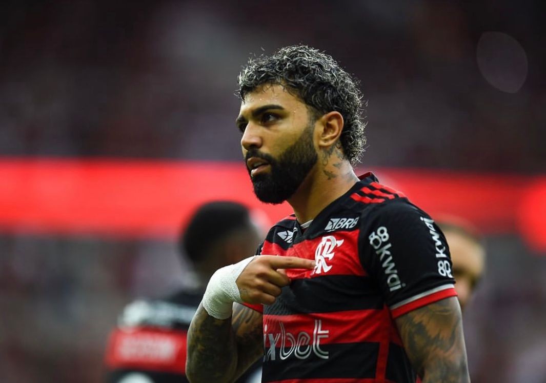 Gabigol publica vídeo com música de Tim Maia após se despedir do Flamengo: 'Até o fim'