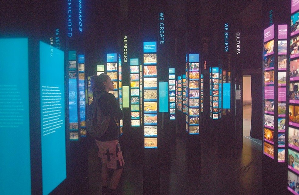 Exposição no Museu do Amanhã — Foto: Custodio Coimbra