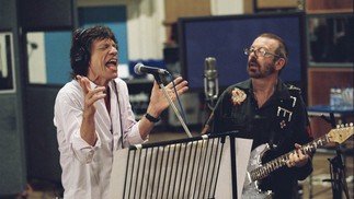 Mick Jagger e Dave Stewart. — Foto: Divulgação