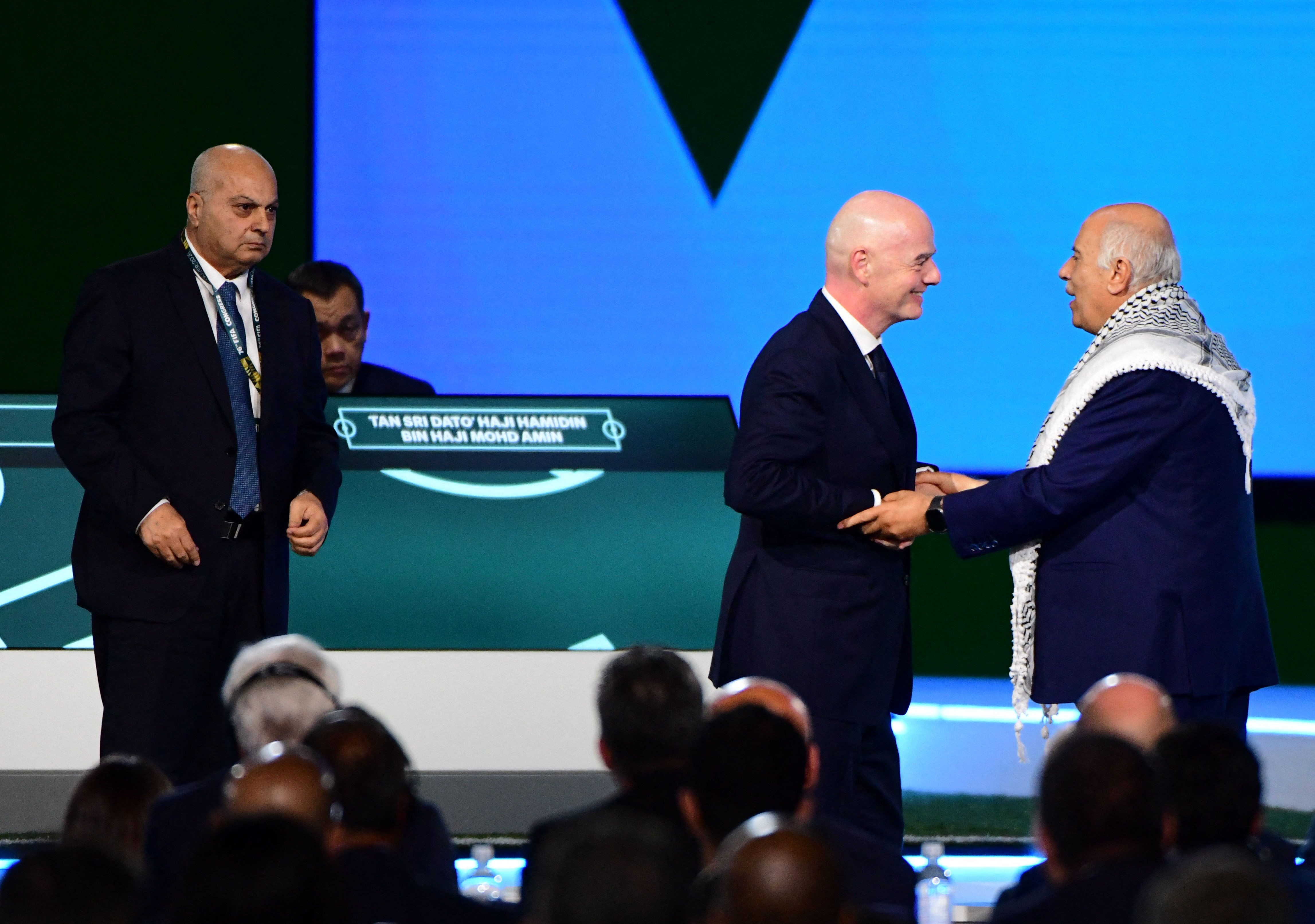 Conflito em destaque no Congresso da Fifa: tentações de união fracassam entre Palestina e Israel