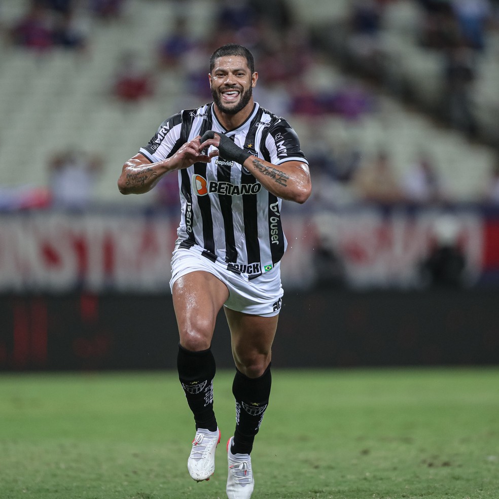 Hulk brilhou pelo Atlético em 2021 — Foto: Pedro Souza / Atlético