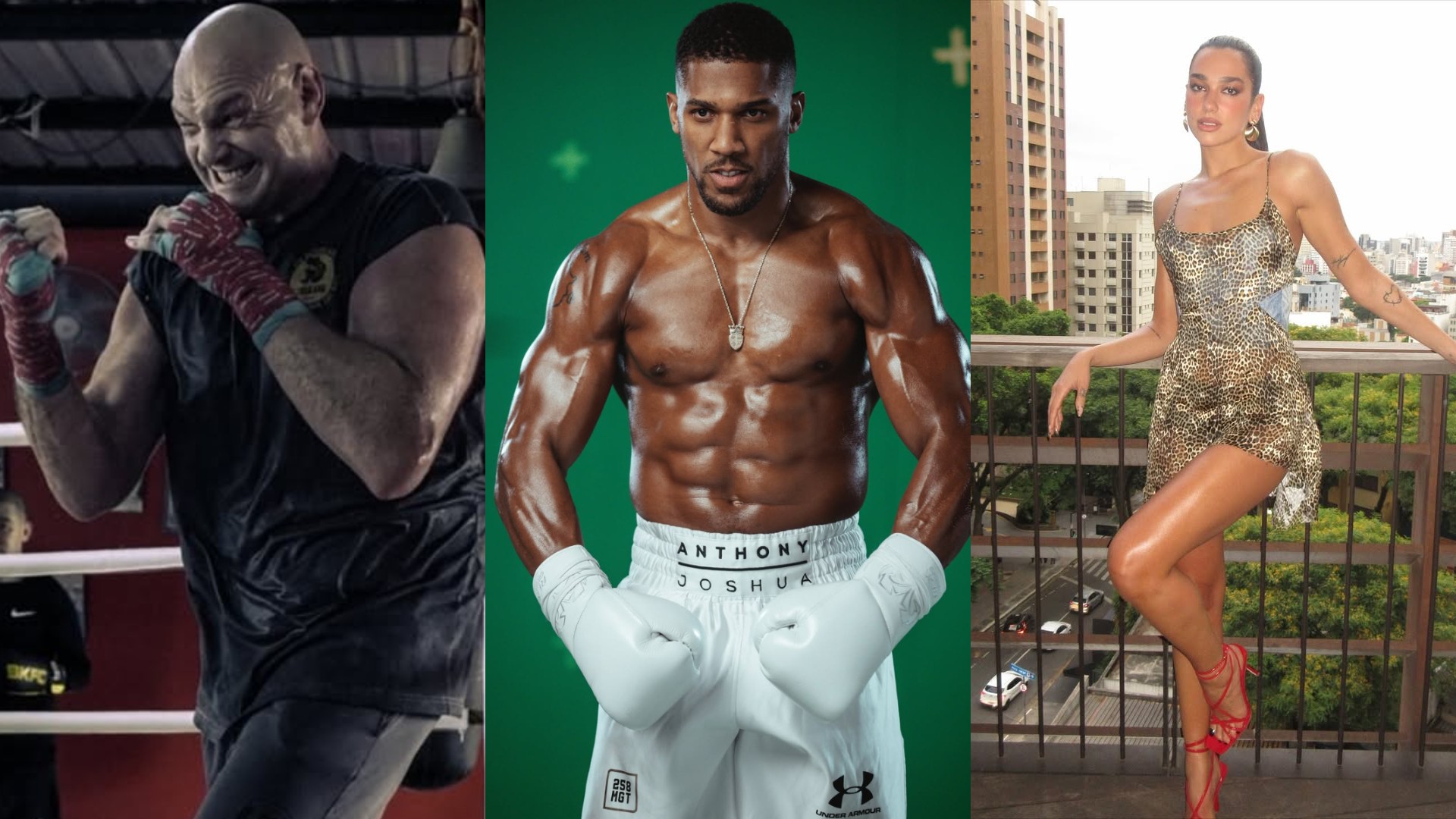 Organizador 'condiciona' megaluta entre Fury e Joshua à presença de Dua Lipa; entenda