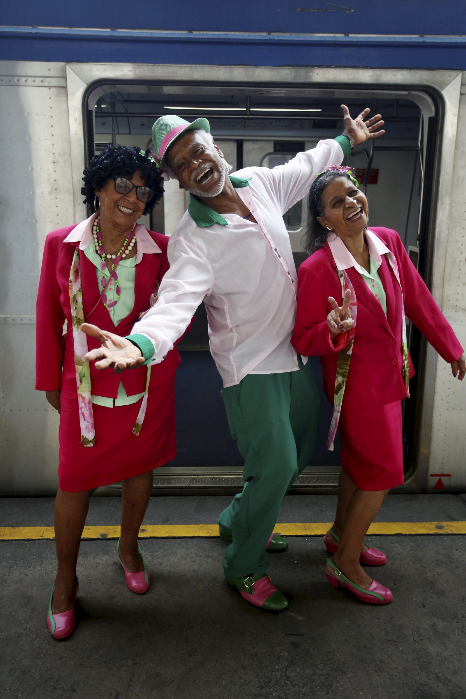 Samba Train: Velha Guarda da Mangueira — Photo: Custodio Coimbra/Agência O Globo