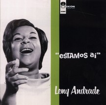 Capa do disco Estamos Aí, da cantora Leny Andrade (1965) — Foto: Reprodução