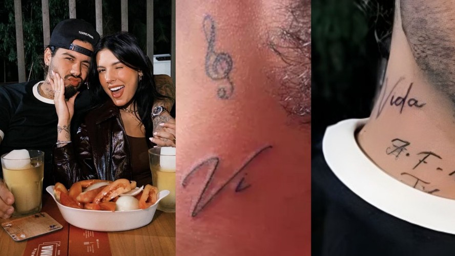 Zé Felipe transforma tatuagem feita para Virgínia e gesto tem ligação com Ana Castela