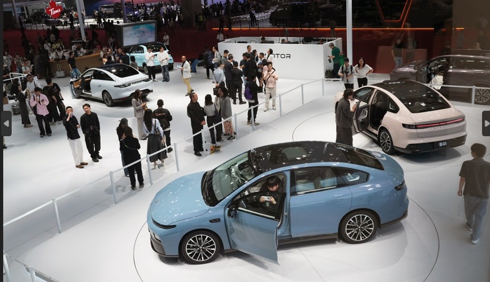 O B01 da Leapmotor — Foto: Qilai Shen/Bloomberg