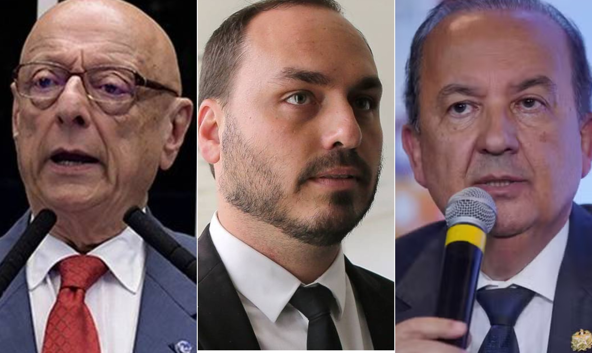 Carlos Bolsonaro vira alvo de Amin por ser 