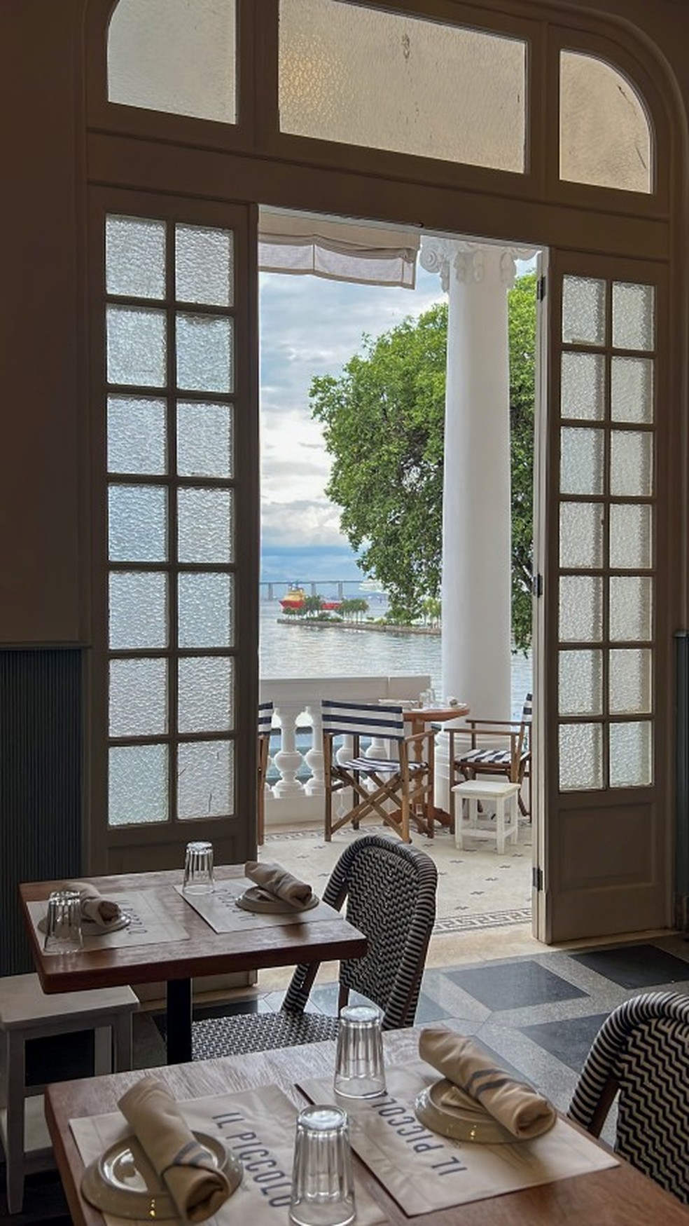 Il Piccolo, italiano fica no segundo andar do edifício — Foto: Ana Branco